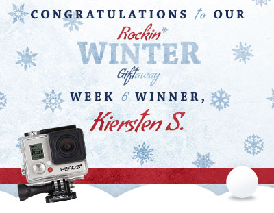 Congratulations to Kiersten S., our week 6 winner!